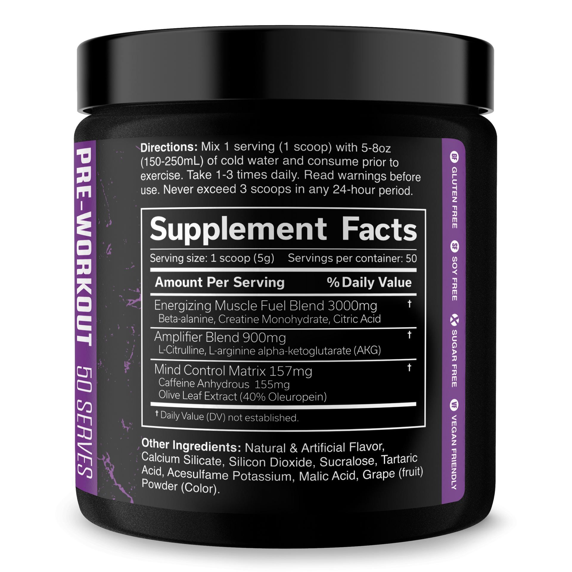 Pre Workout Energy And Performance Supplement