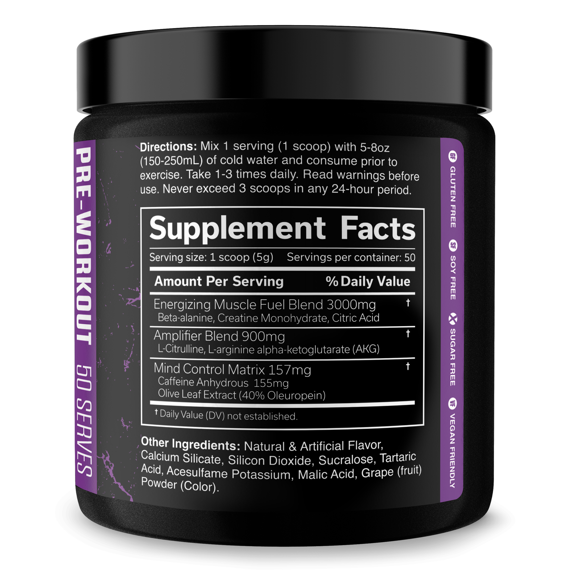 Pre Workout Energy And Performance Supplement