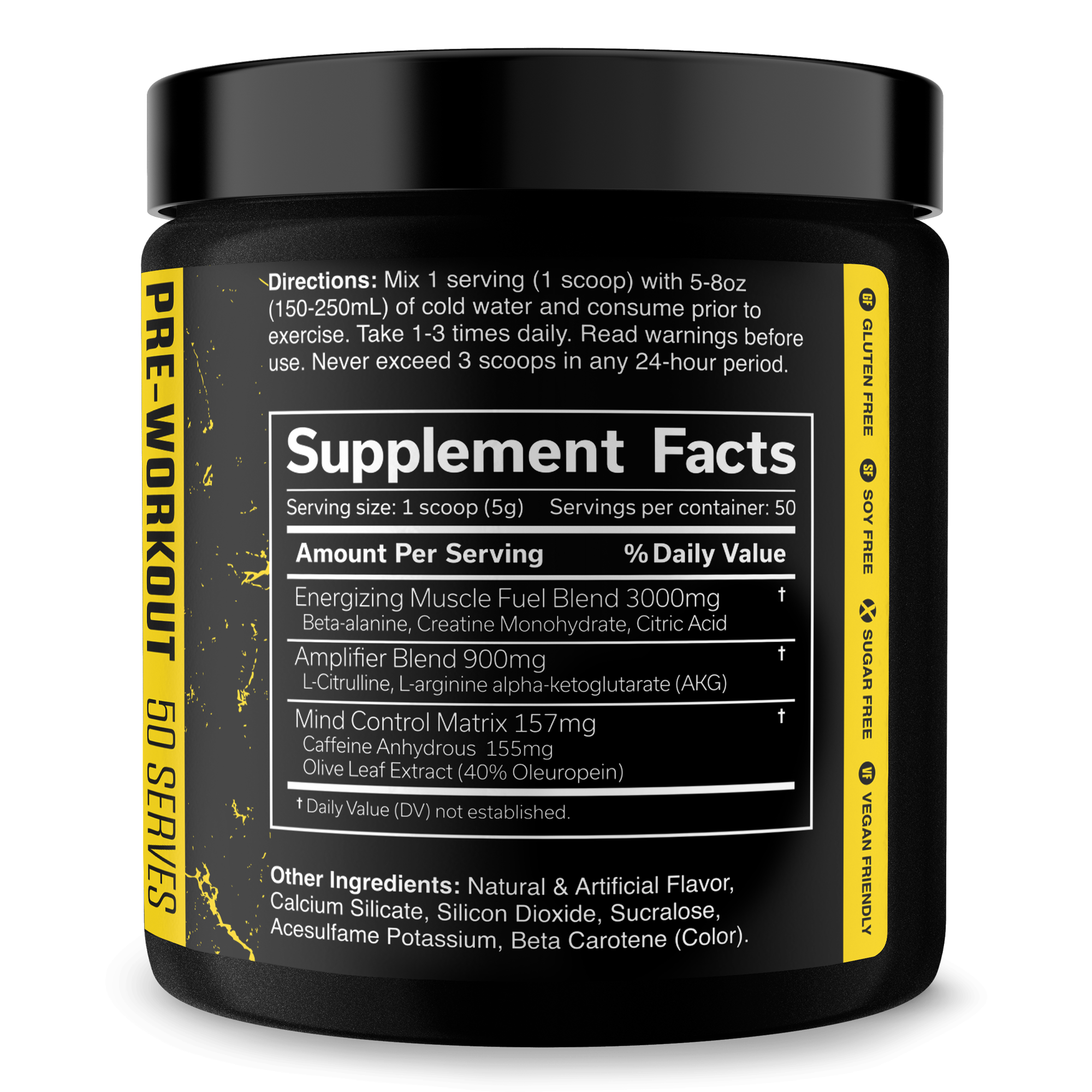 Pre Workout Energy And Performance Supplement
