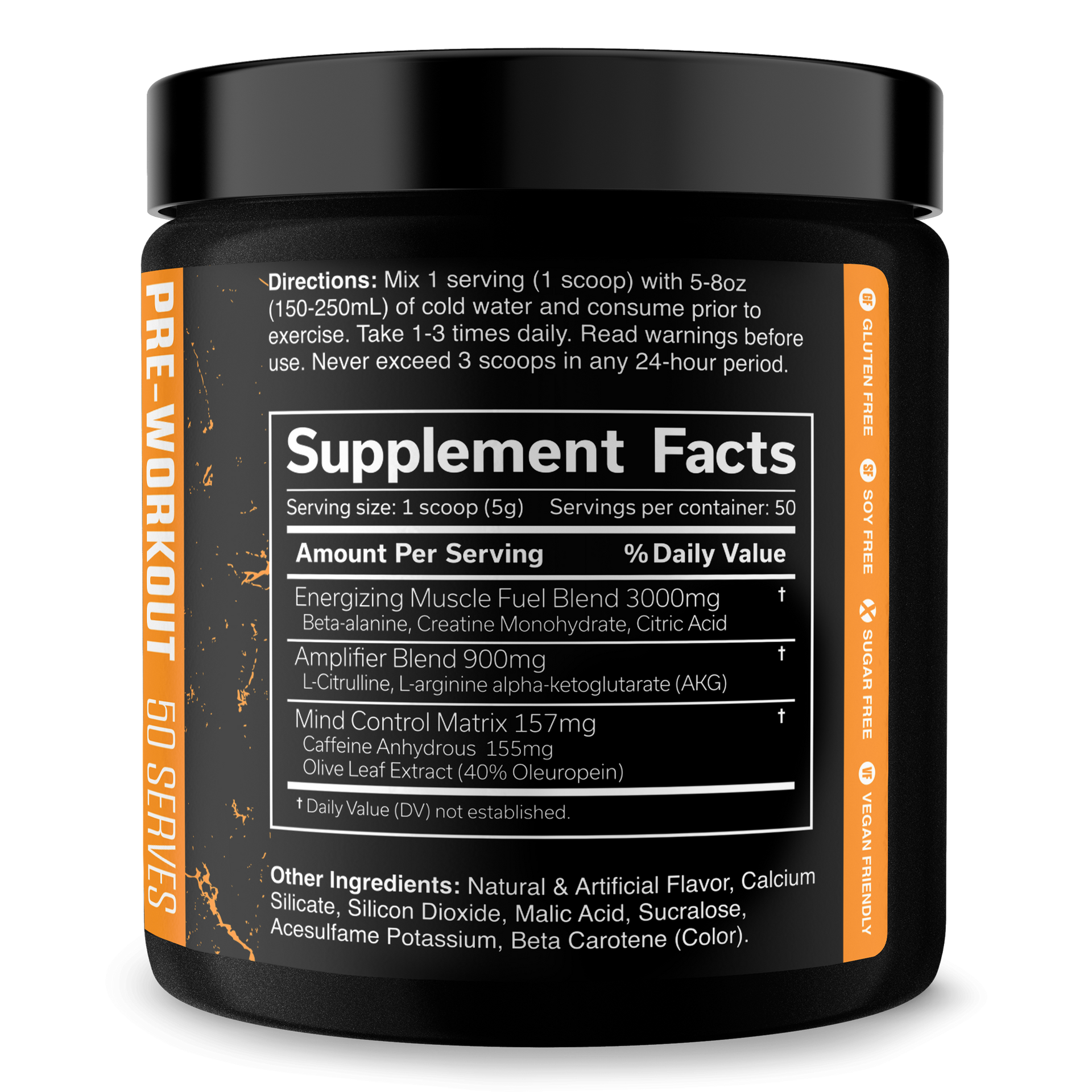 Pre Workout Energy And Performance Supplement