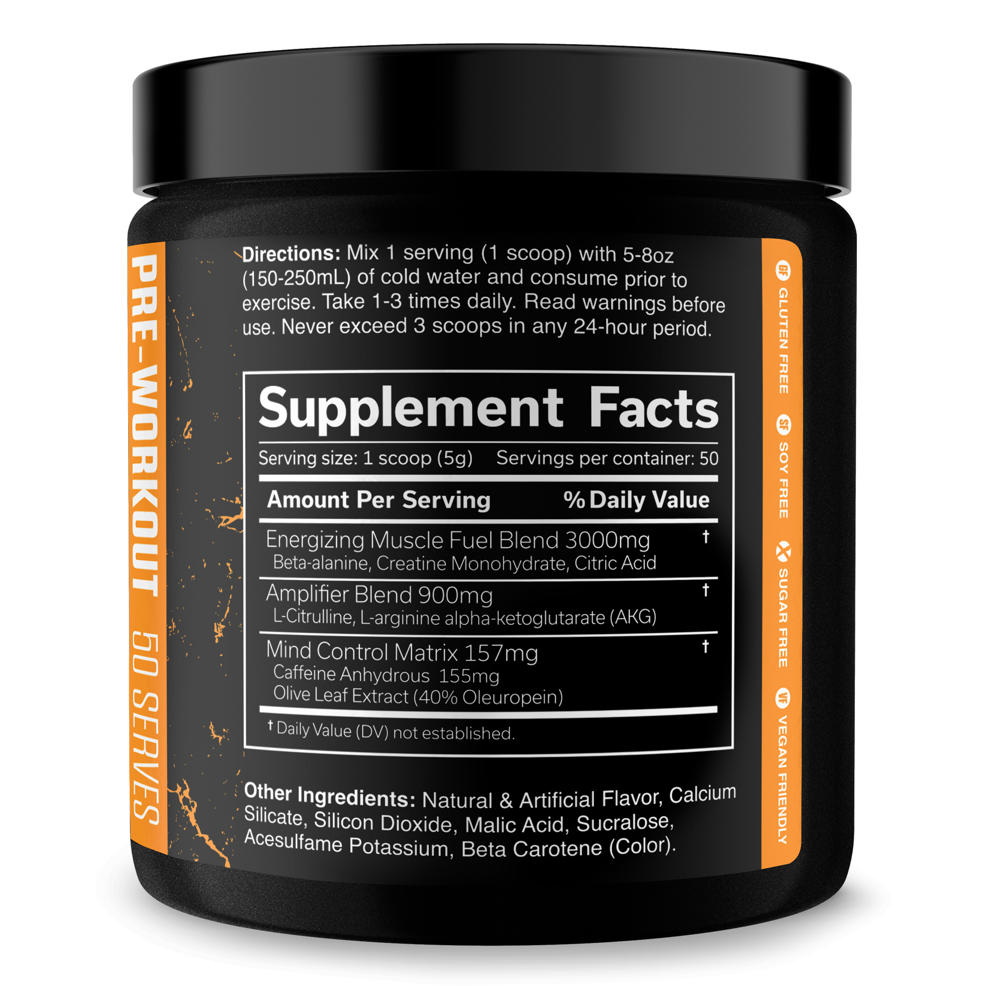 Pre Workout Energy And Performance Supplement