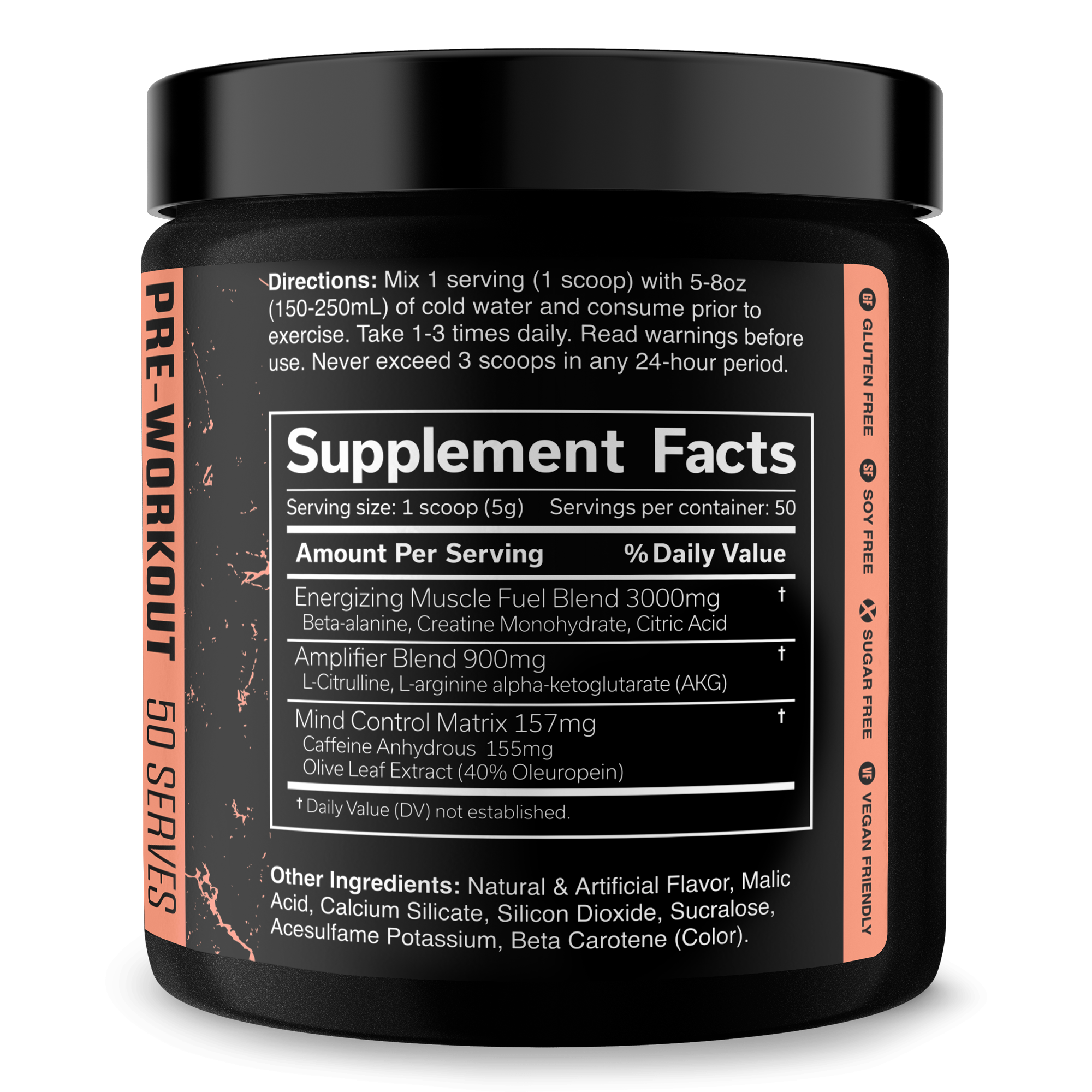 Pre Workout Energy And Performance Supplement