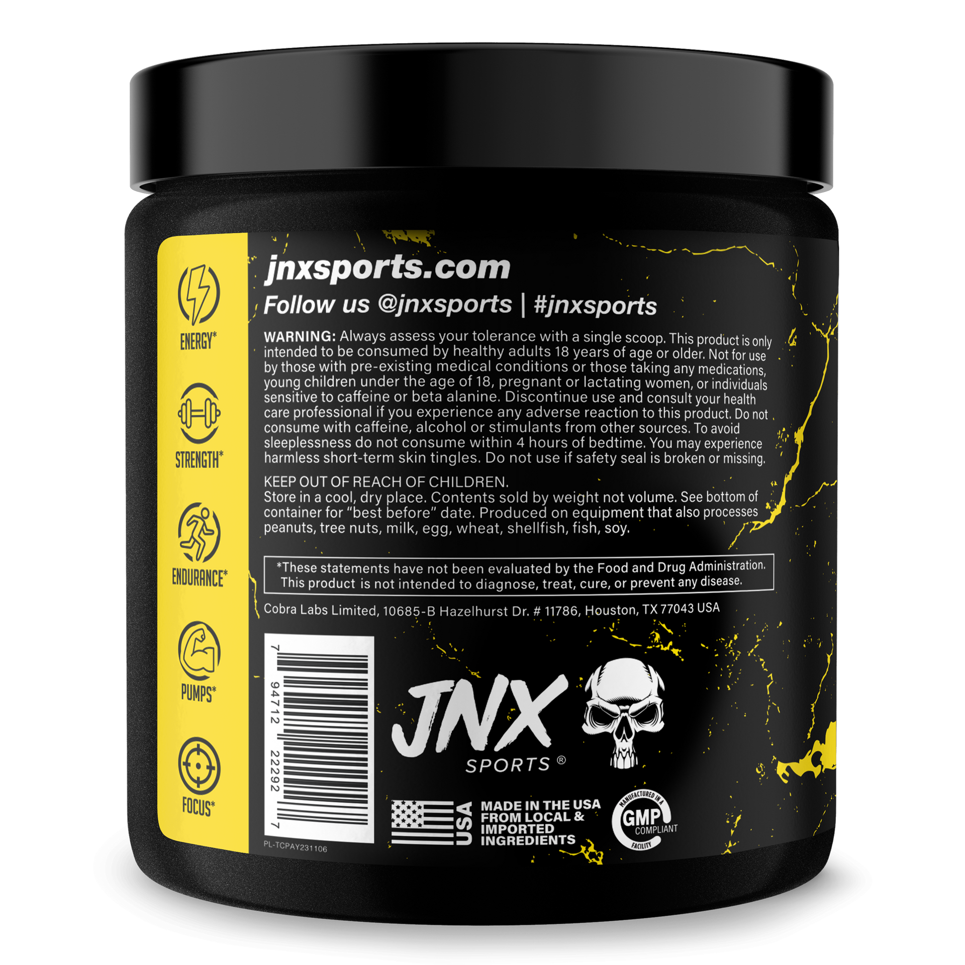 Pre Workout Energy And Performance Supplement