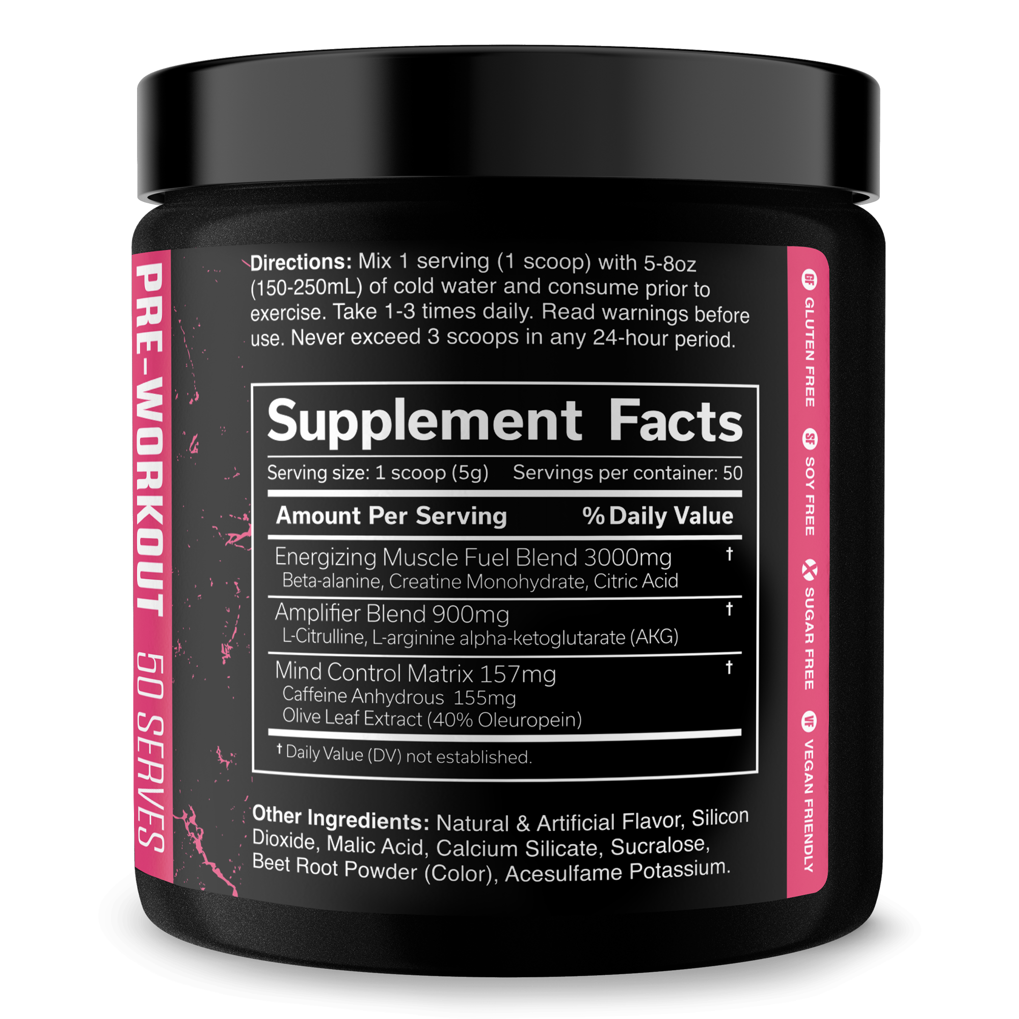 Pre Workout Energy And Performance Supplement