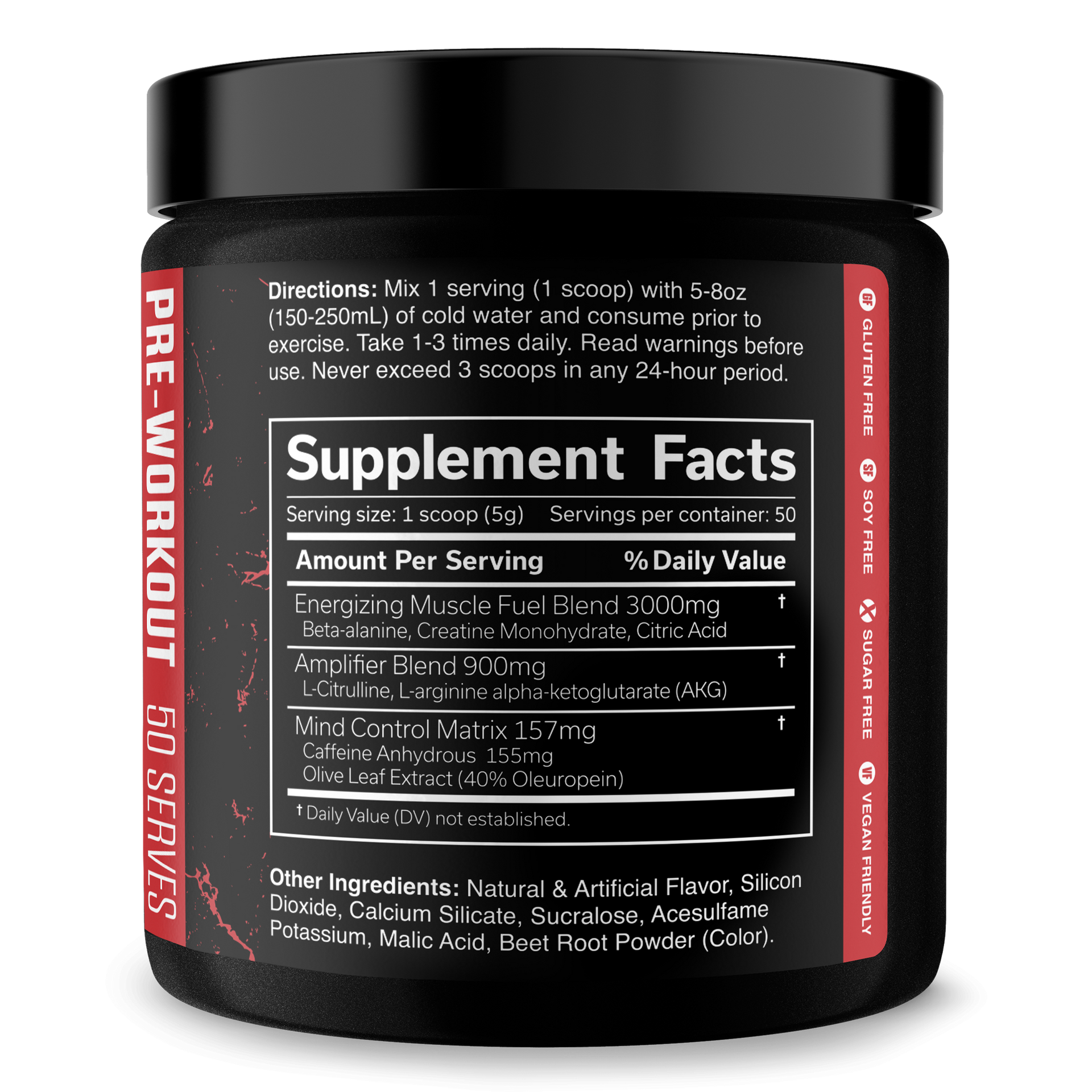 Pre Workout Energy And Performance Supplement