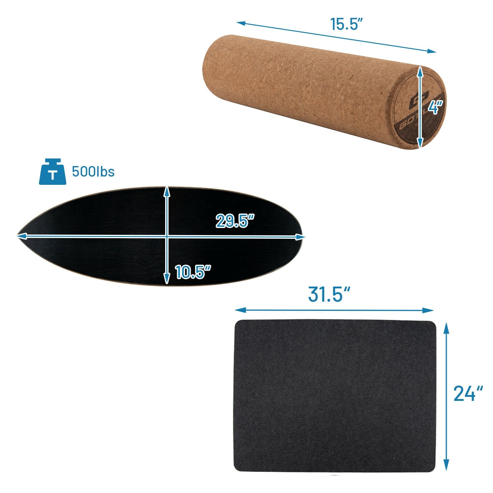 Balance Board Trainer For Core Strength Stability