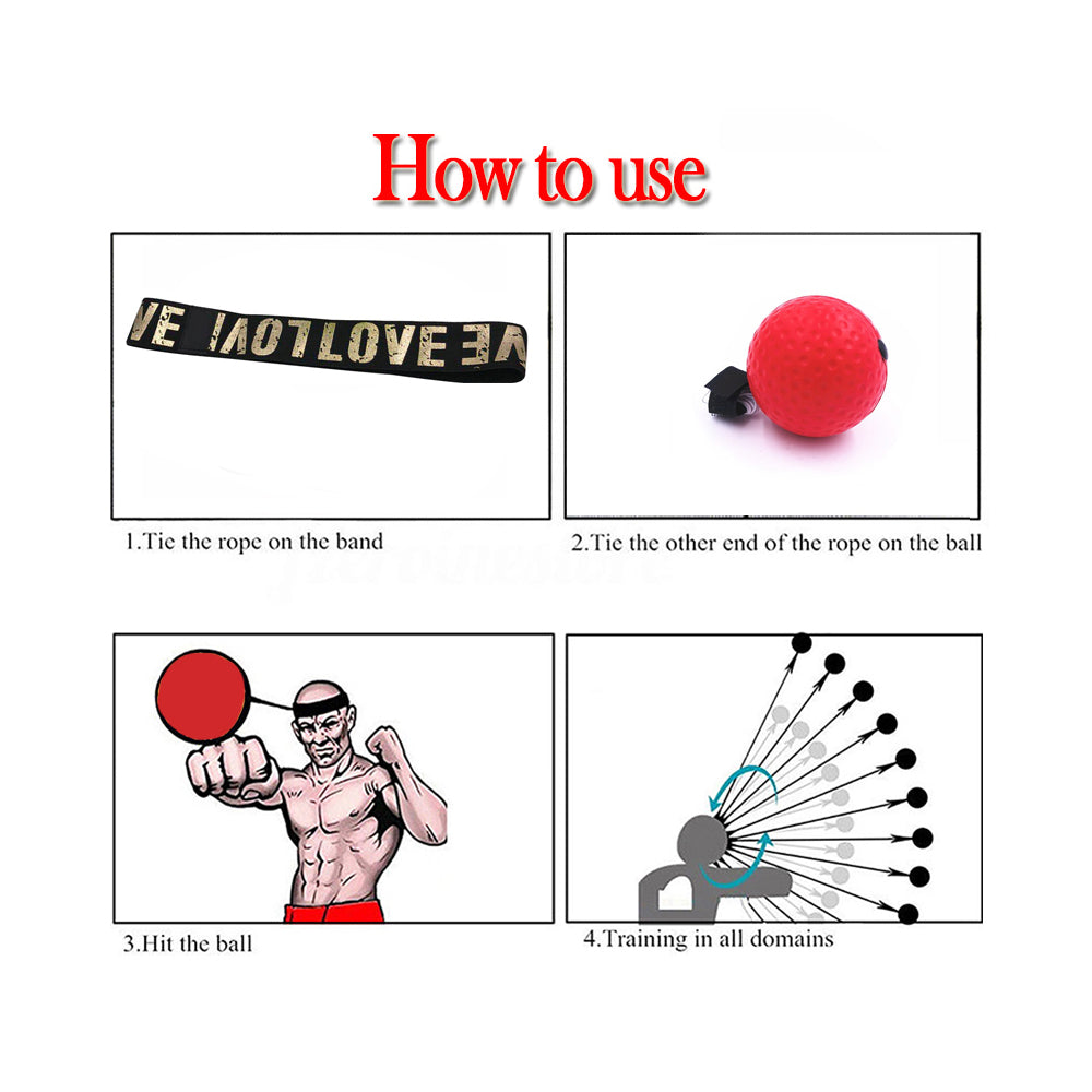 Boxing Reflex Speed Punch Ball Training Equipment