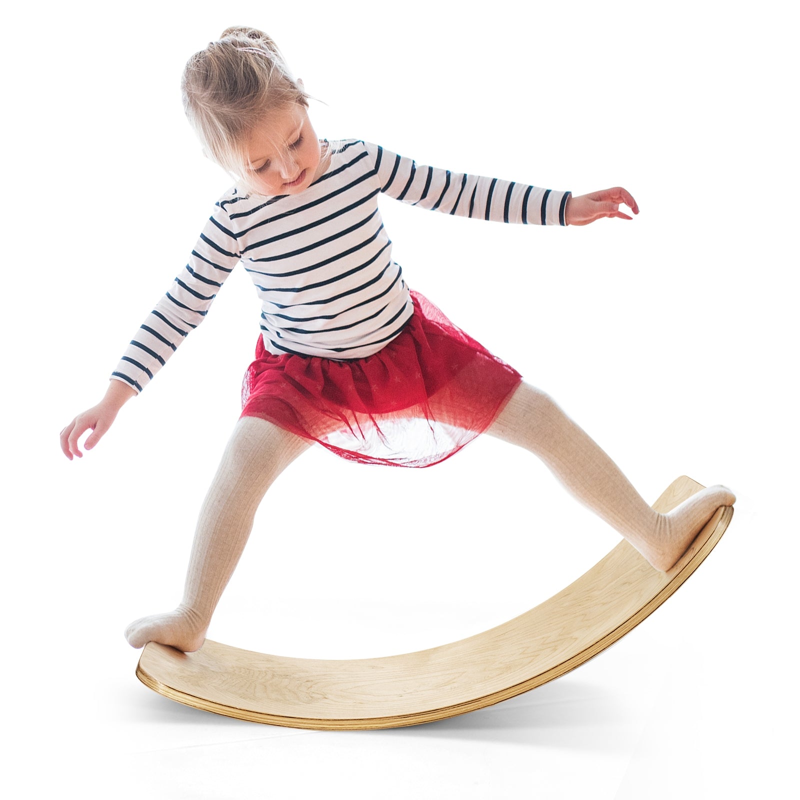 12-Inch Natural Wobble Board For Balance Training