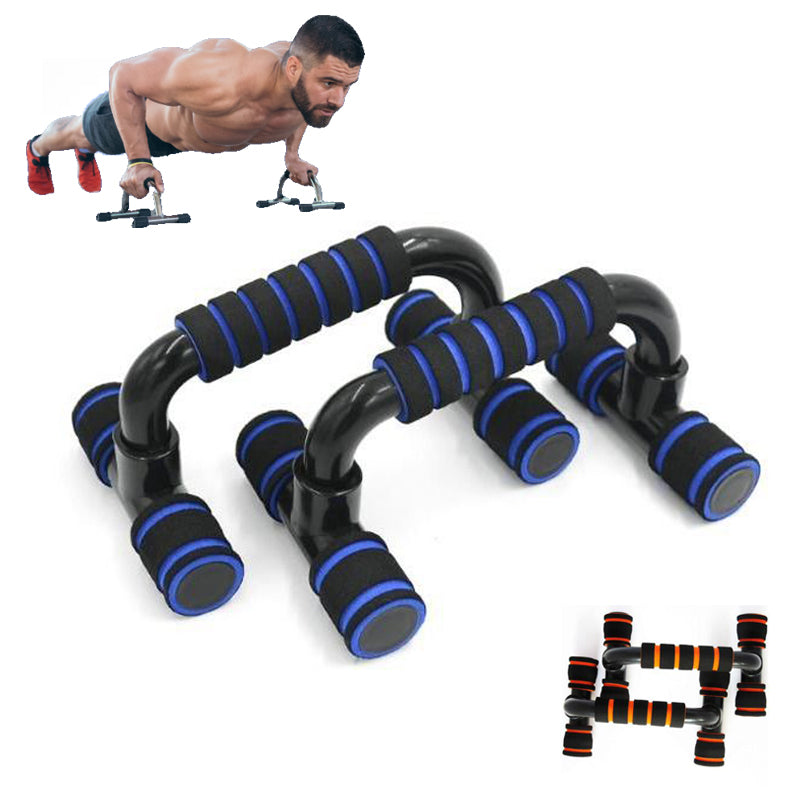 H-Shaped Push-Up Stand Sponge Grip Chest Trainer