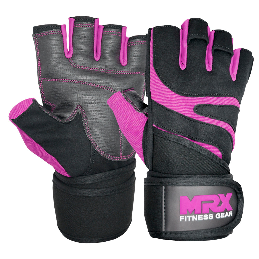 Weight Lifting Gloves With Wrist Support Strap