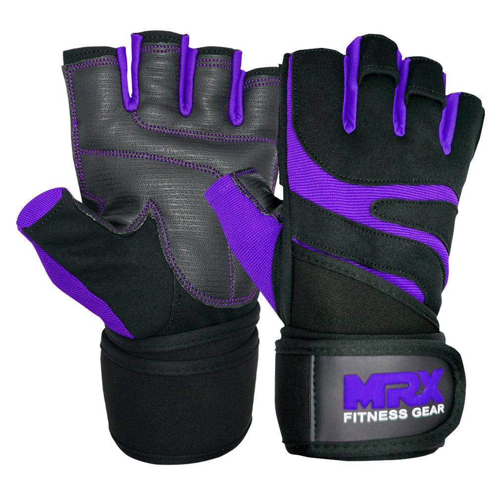 Weight Lifting Gloves With Wrist Support Strap