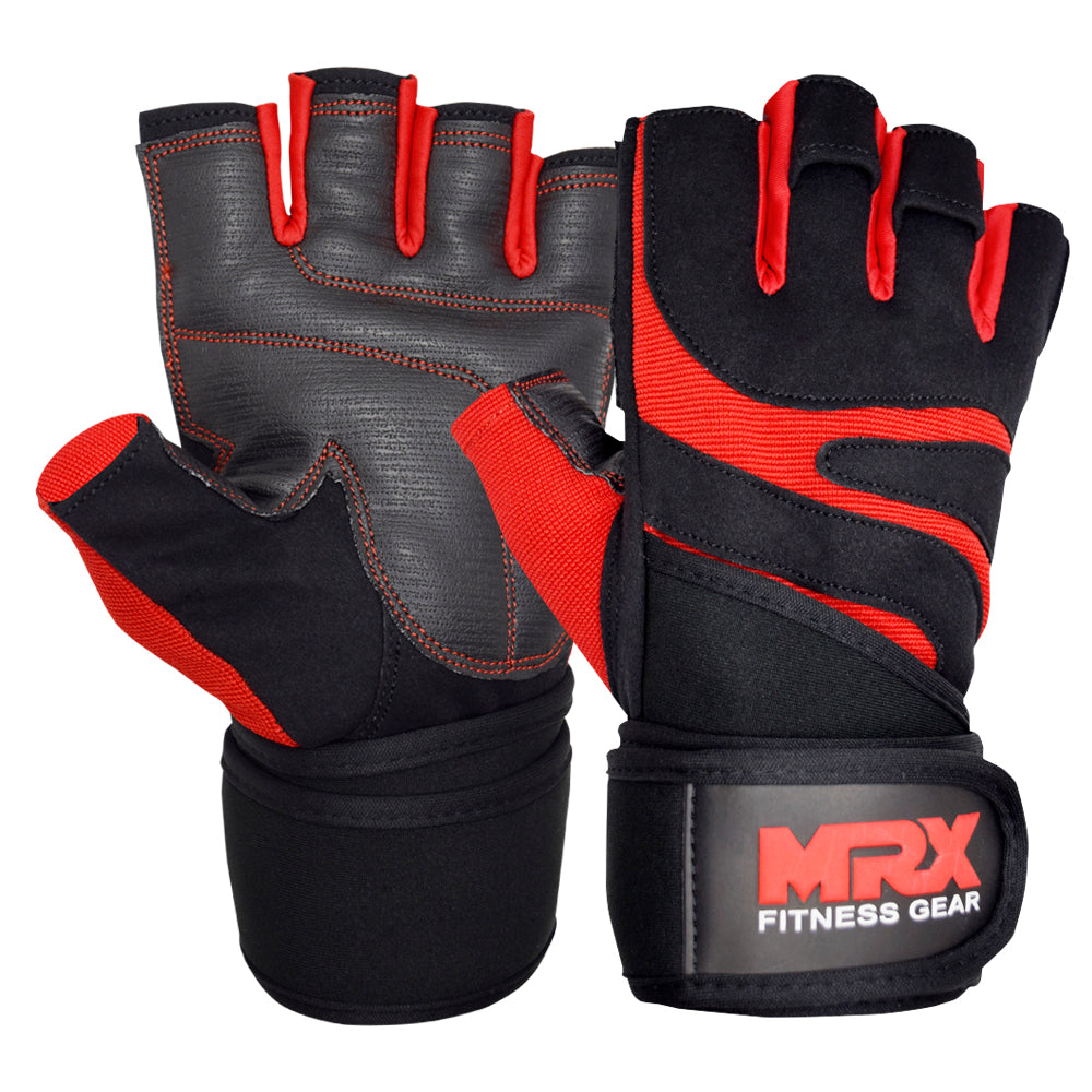 Weight Lifting Gloves With Wrist Support Strap