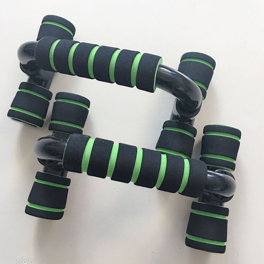 H-Shaped Push-Up Stand Sponge Grip Chest Trainer