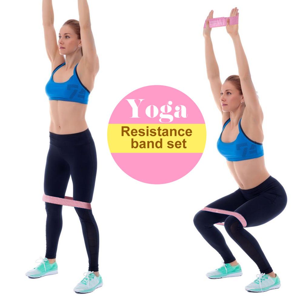 3-Piece Non-Slip Resistance Bands For Hip Squat