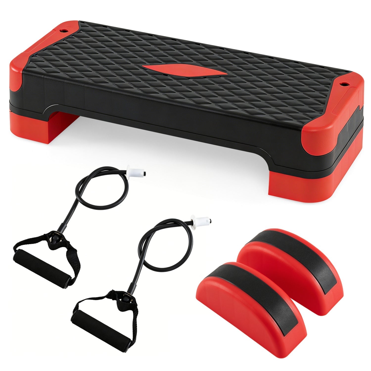3-In-1 Aerobic Step Platform With Risers Trainers