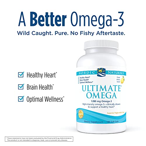 Nordic Naturals Ultimate Omega Fish Oil Supplement