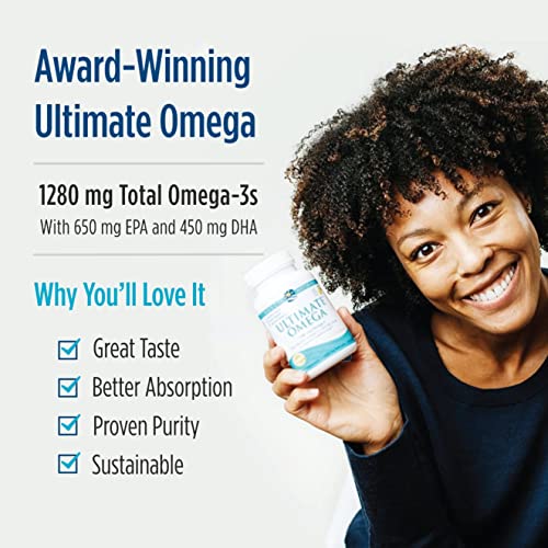 Nordic Naturals Ultimate Omega Fish Oil Supplement