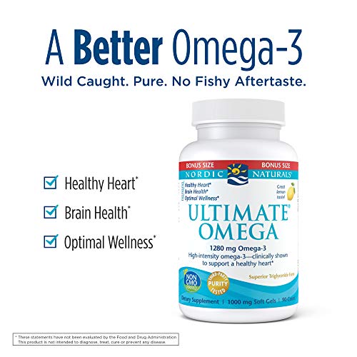 Nordic Naturals Ultimate Omega Fish Oil Supplement