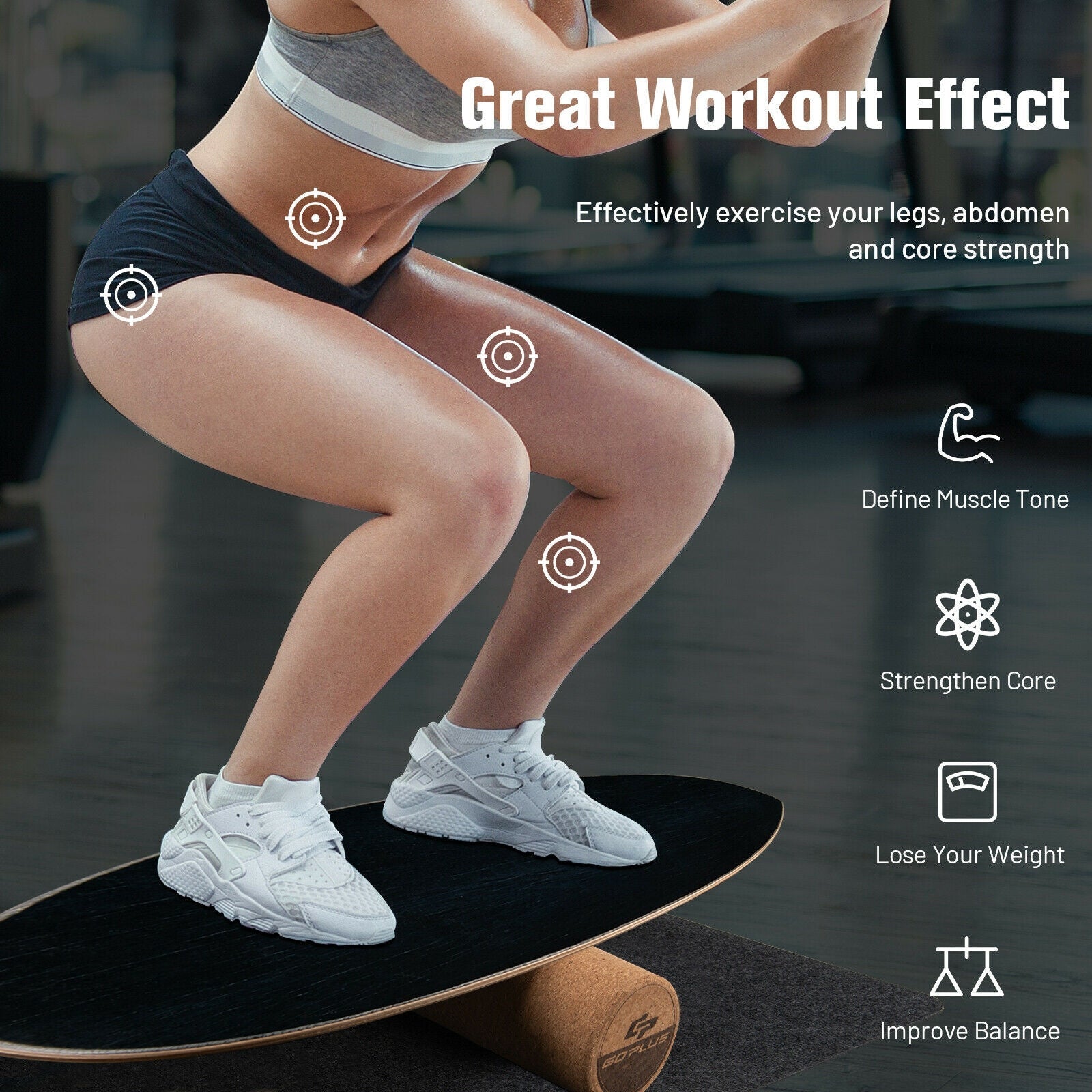 Balance Board Trainer For Core Strength Stability
