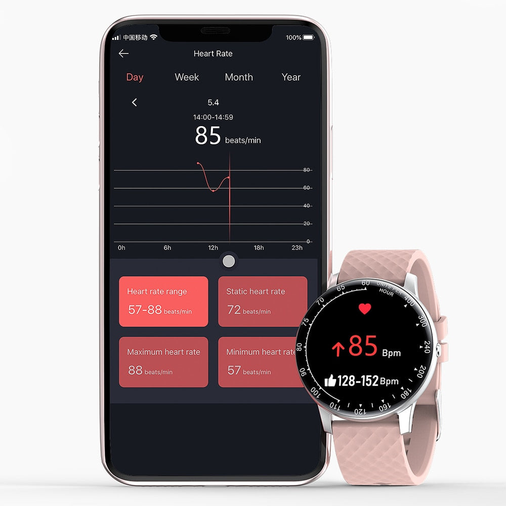 Smart Watch Fitness Tracker Heart Rate Monitor Android