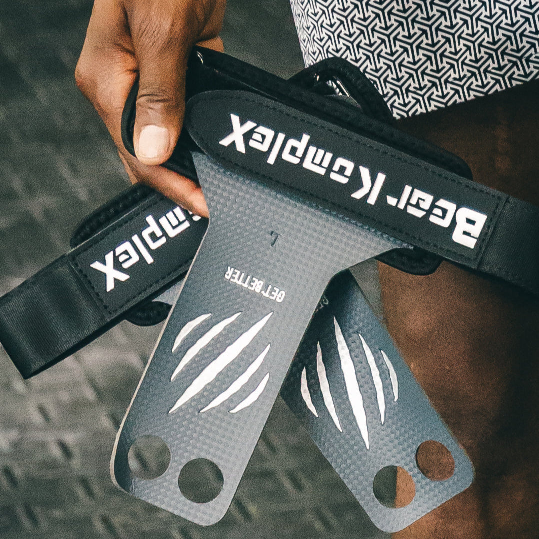 Carbon Comp Two Hole Hand Grips For Training
