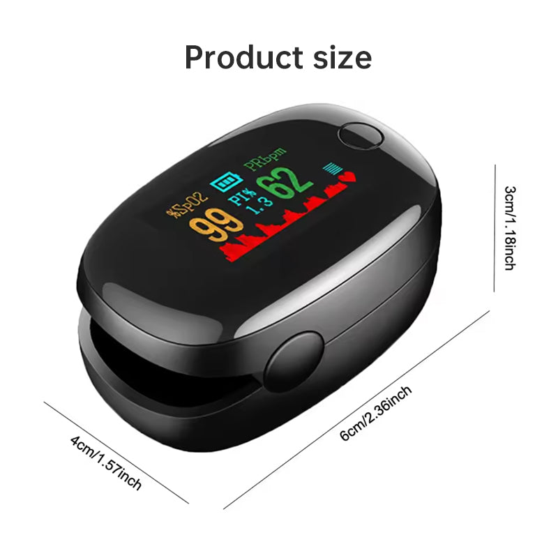 Reusable Finger Pulse Oximeter Outdoor Sports Monitoring
