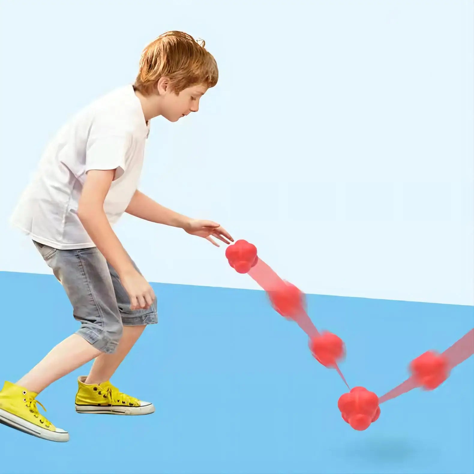 Hexagonal Reaction Ball For Reflex Agility Sports Training