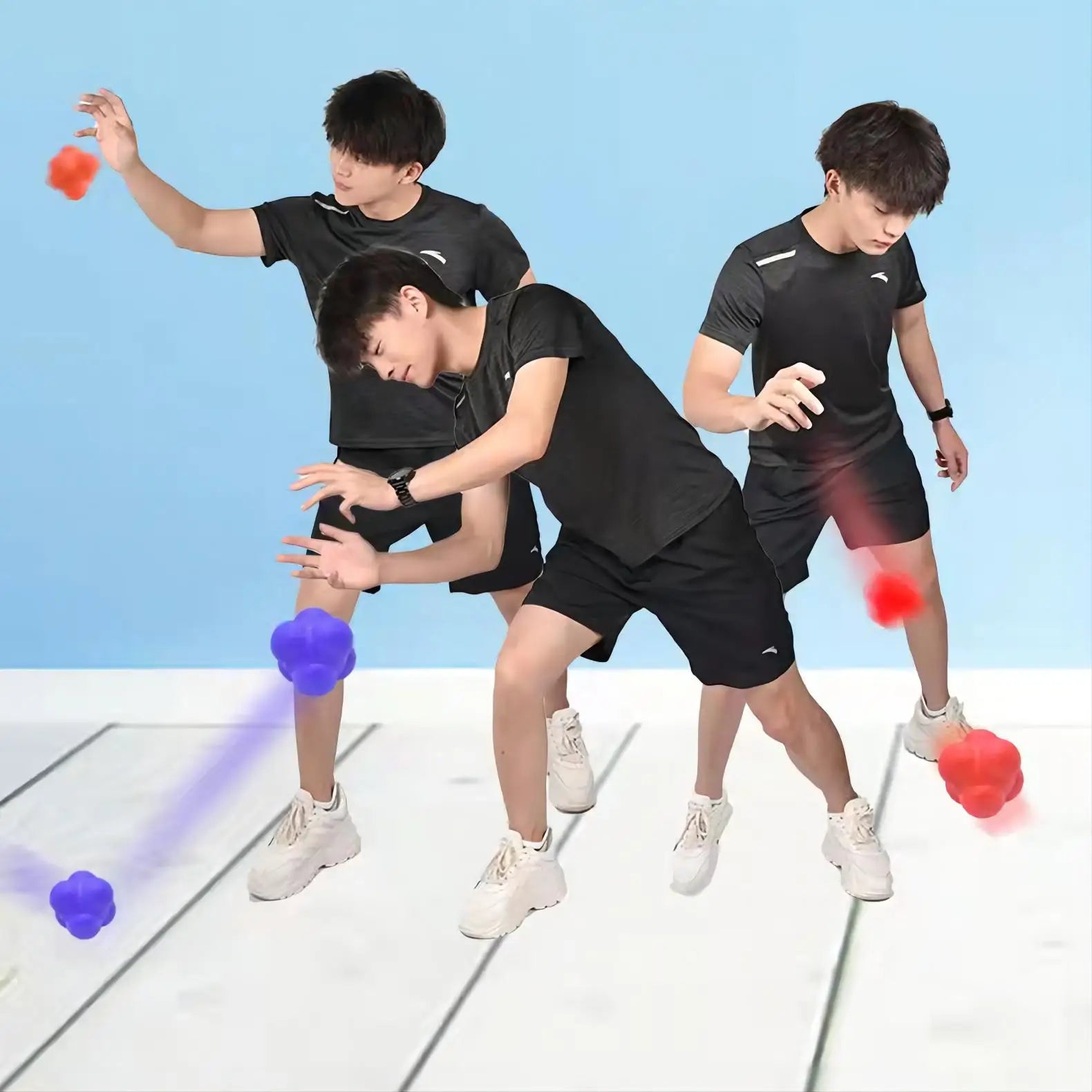 Hexagonal Reaction Ball For Reflex Agility Sports Training