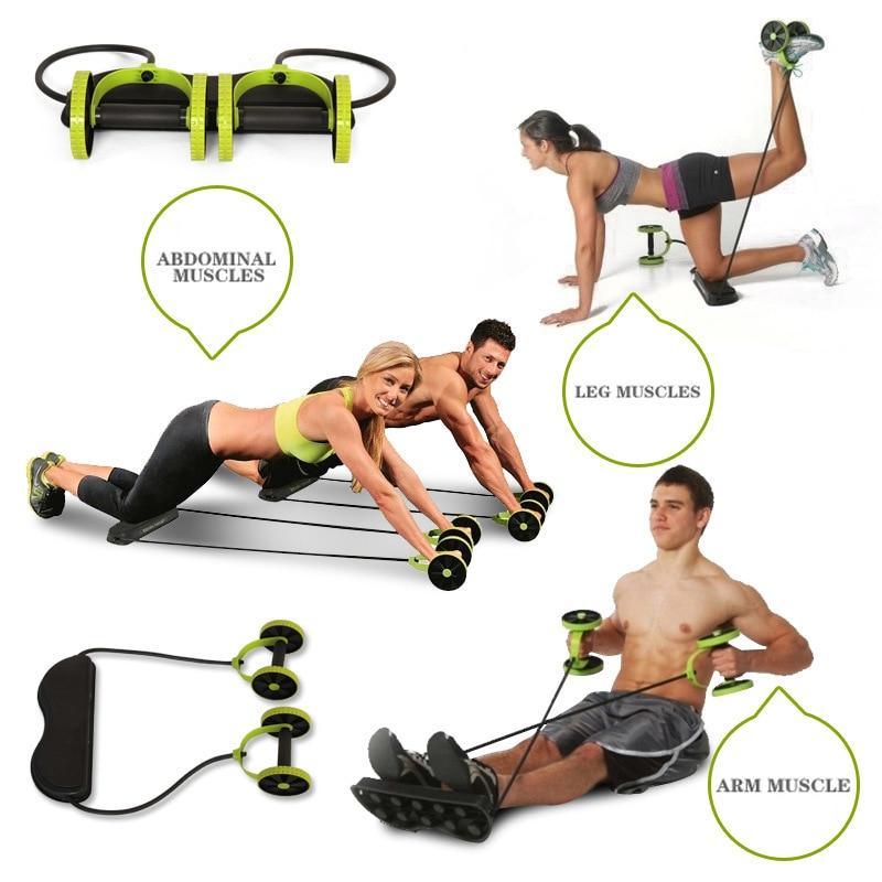 Multi-Functional Ab Roller Wheel Arm Core Leg Trainer