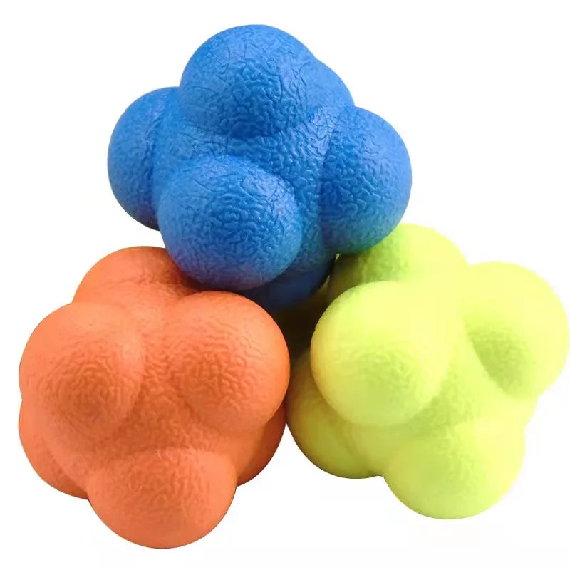 Hexagonal Reaction Ball For Reflex Agility Sports Training