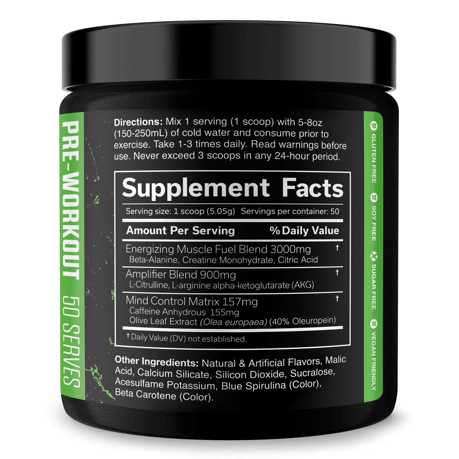 Pre Workout Energy And Performance Supplement