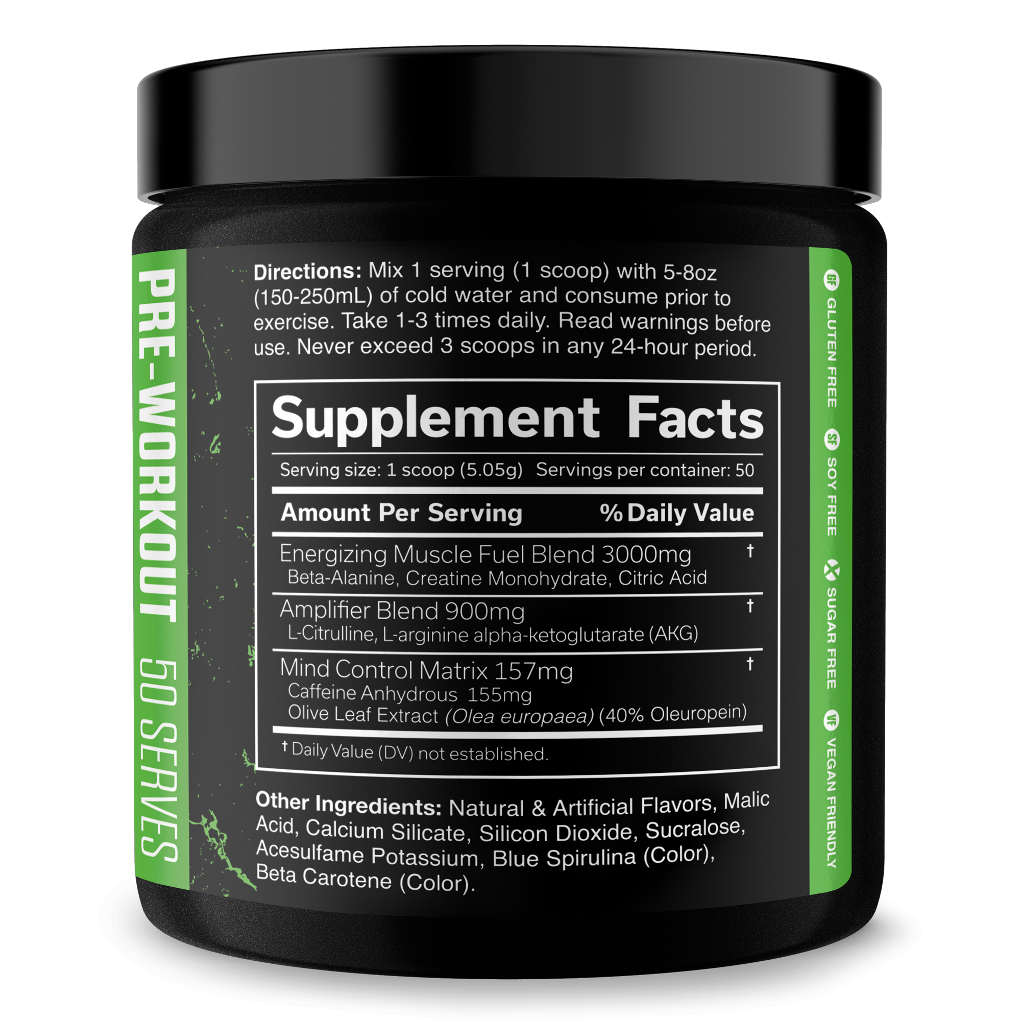 Pre Workout Energy And Performance Supplement