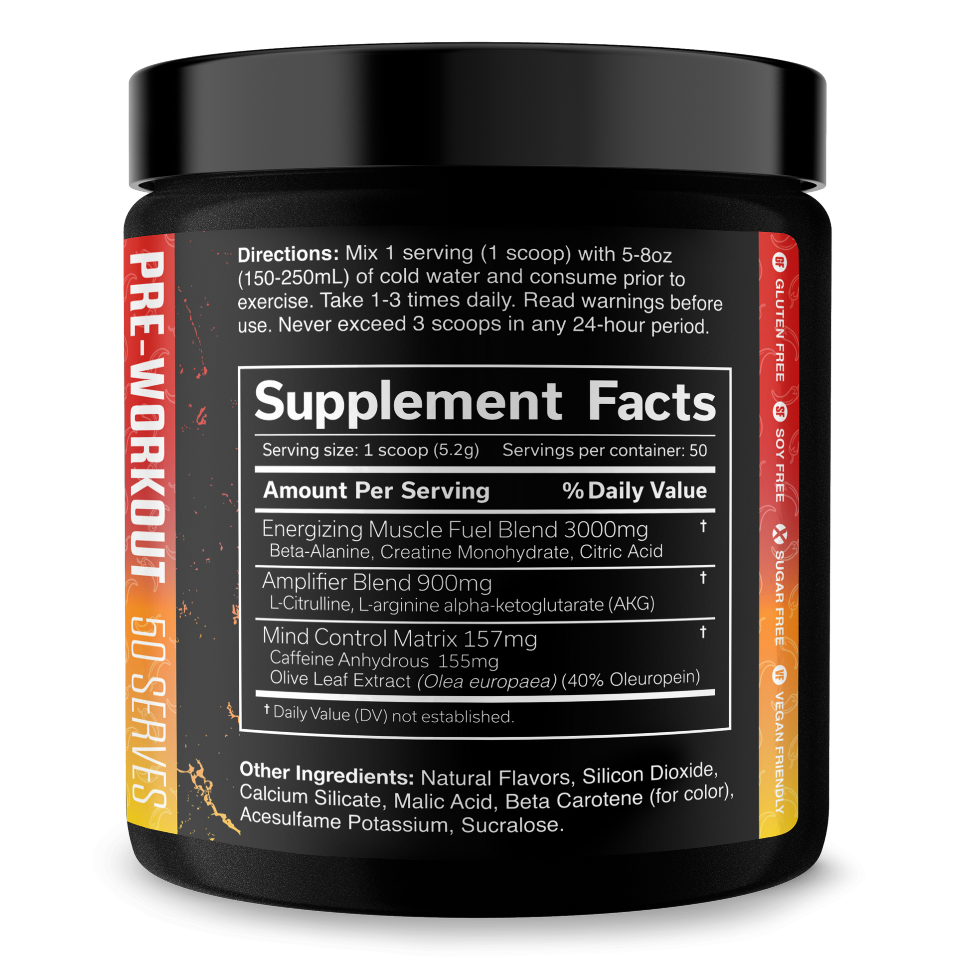 Pre Workout Energy And Performance Supplement