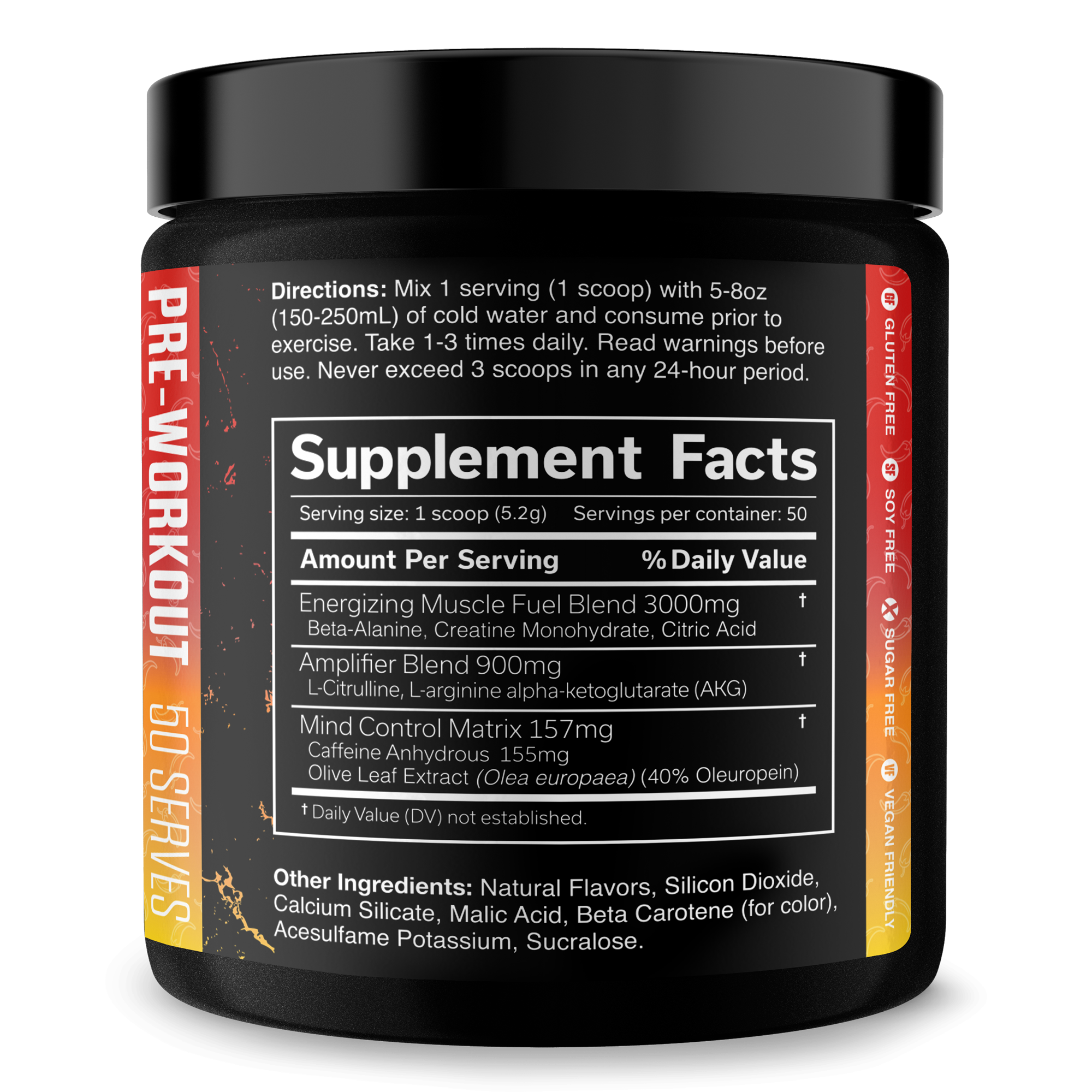 Pre Workout Energy And Performance Supplement