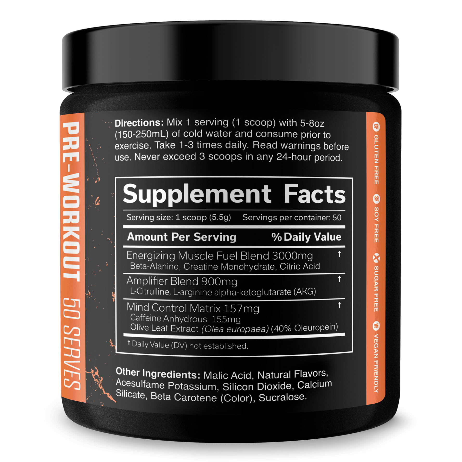 Pre Workout Energy And Performance Supplement