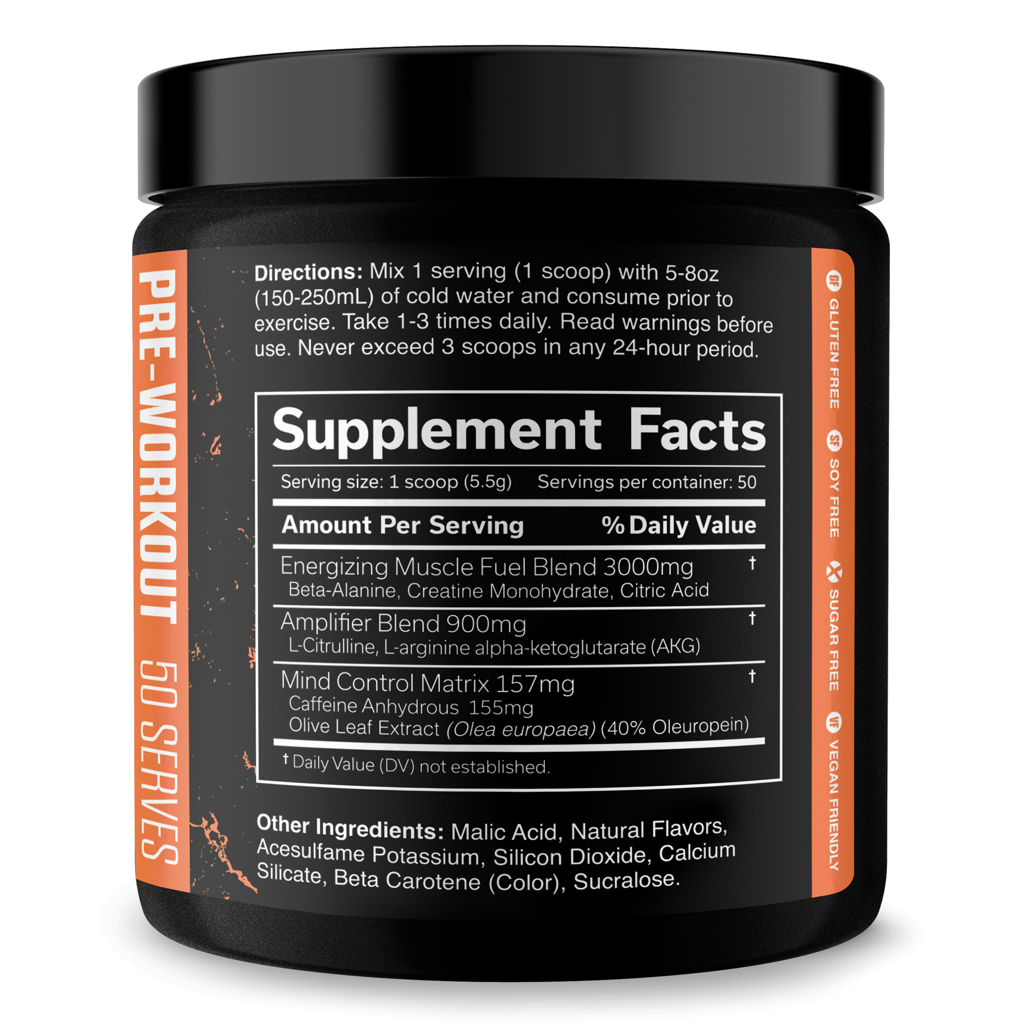 Pre Workout Energy And Performance Supplement