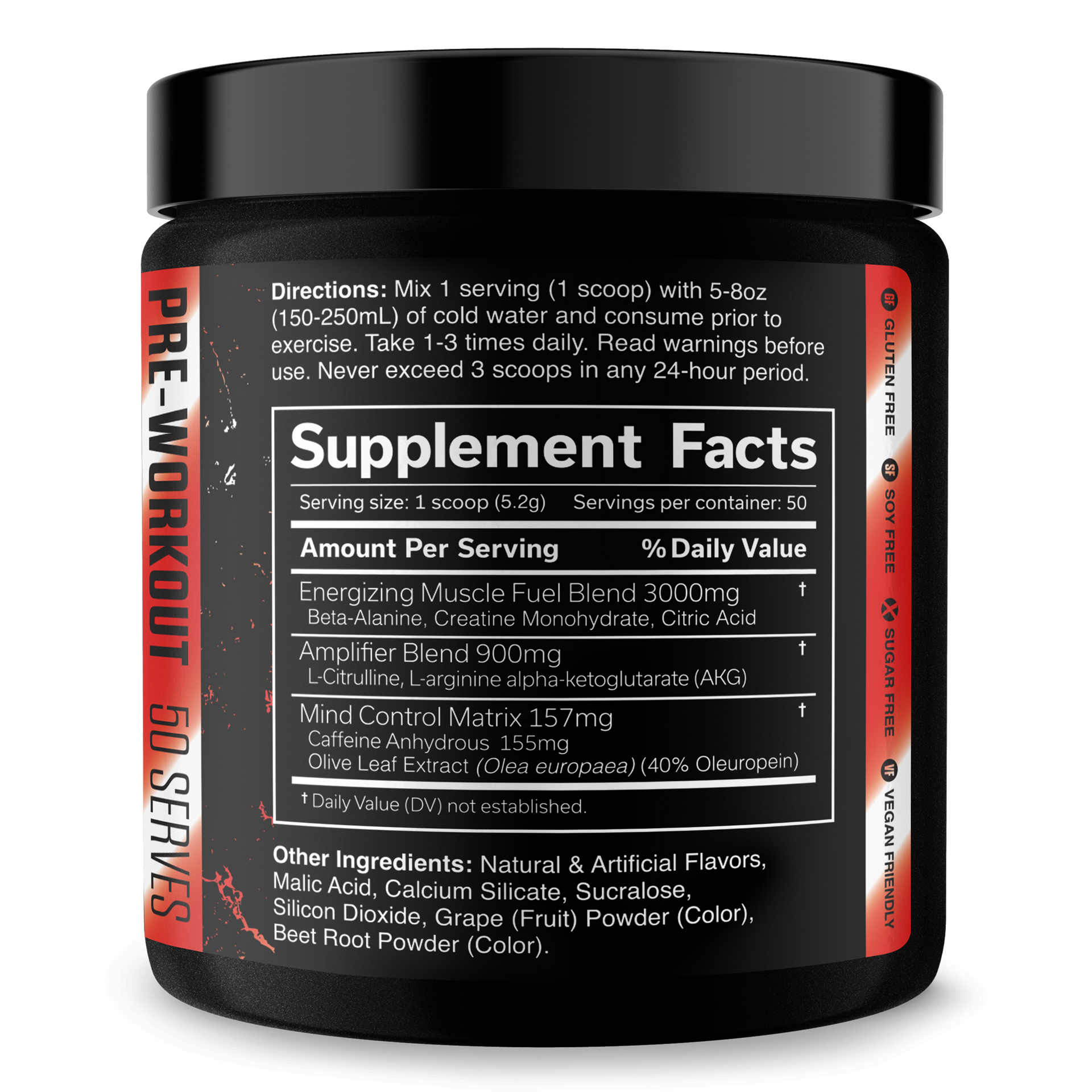 Pre Workout Energy And Performance Supplement