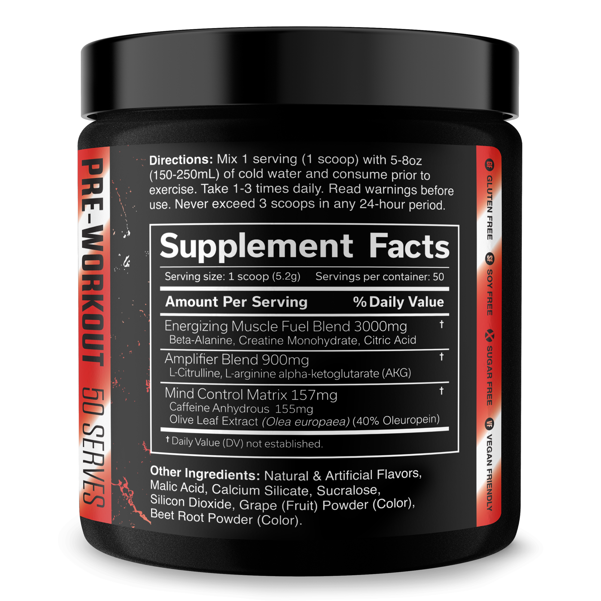 Pre Workout Energy And Performance Supplement
