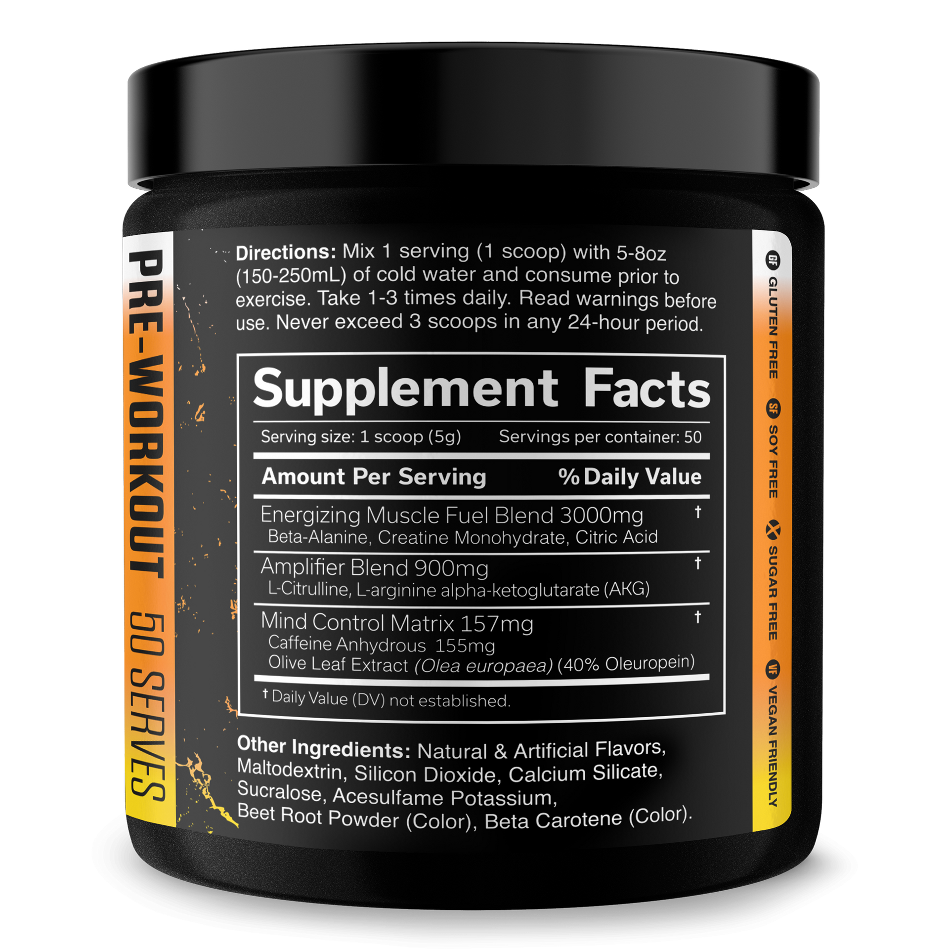 Pre Workout Energy And Performance Supplement