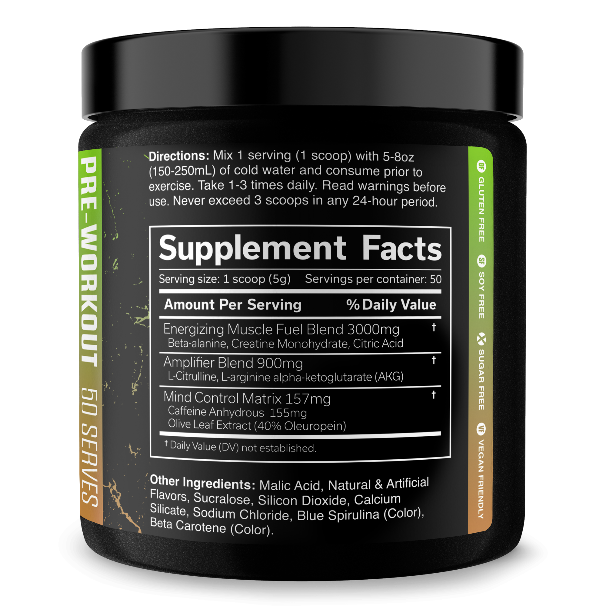 Pre Workout Energy And Performance Supplement