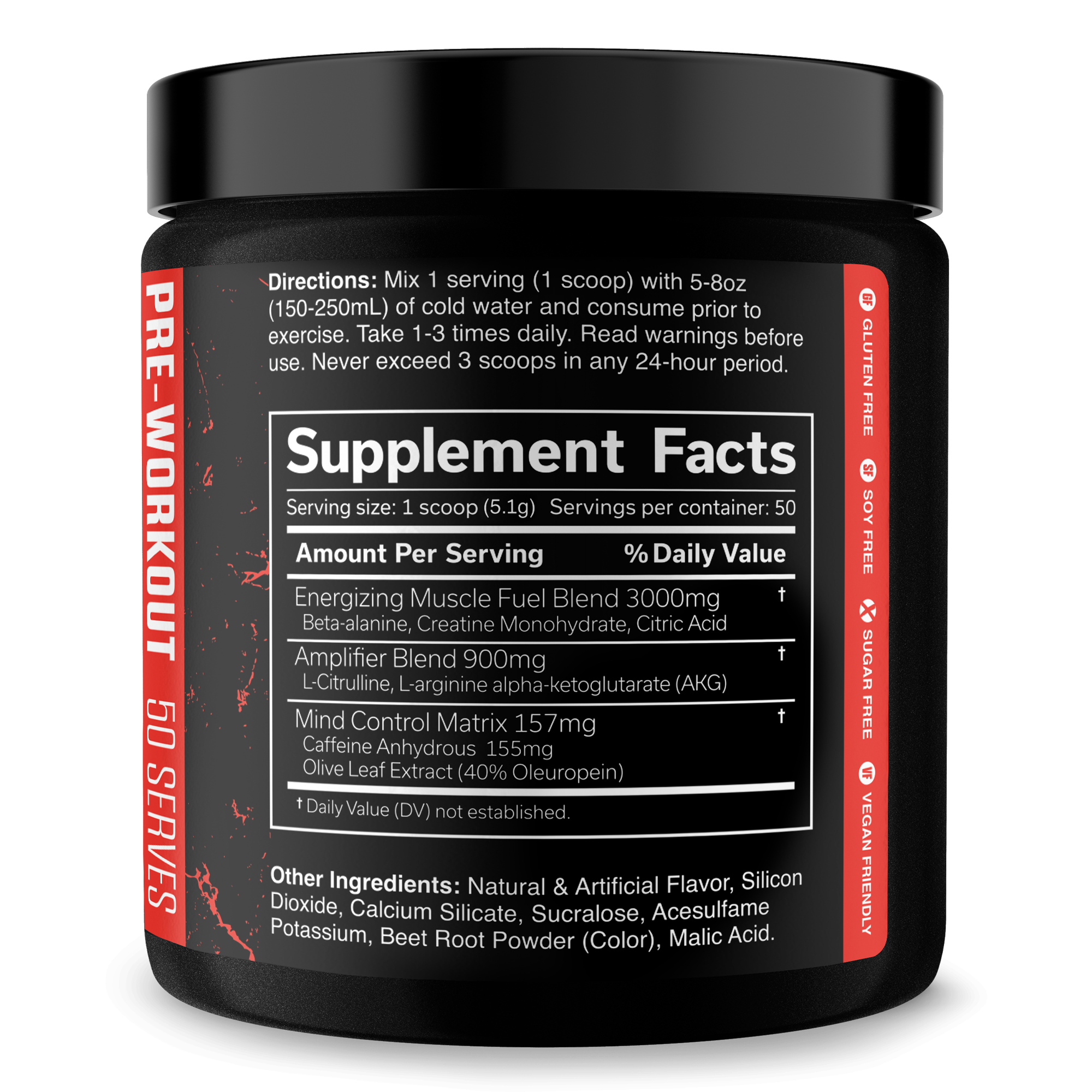Pre Workout Energy And Performance Supplement