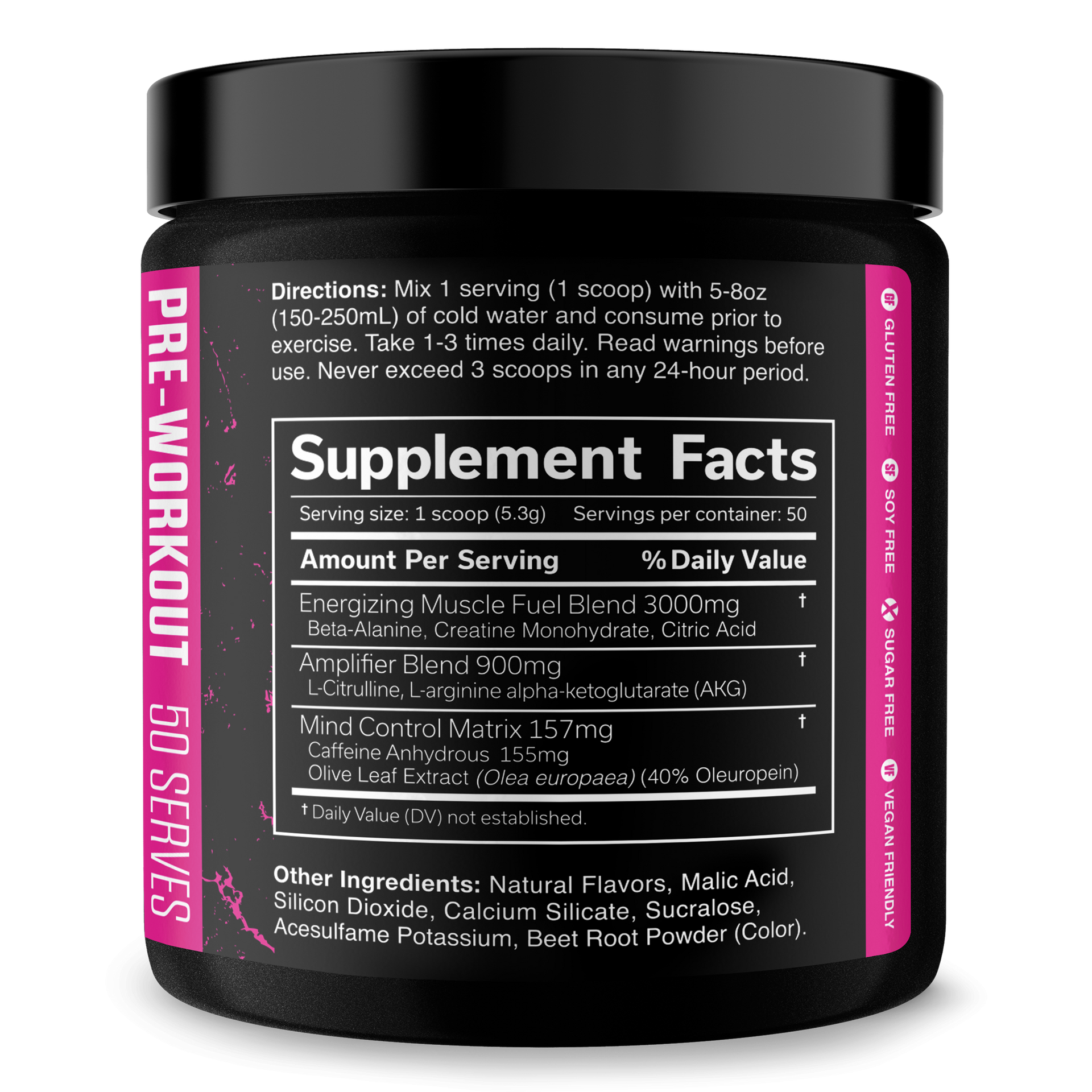 Pre Workout Energy And Performance Supplement