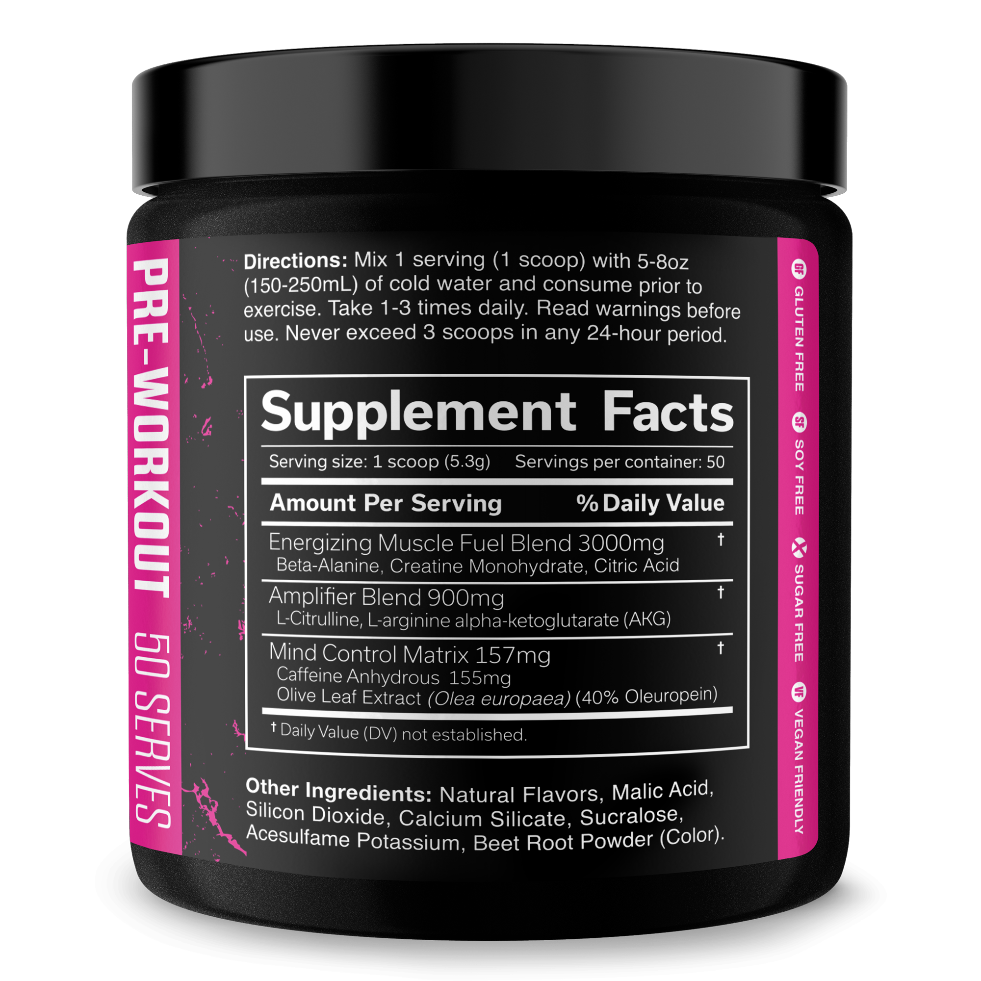 Pre Workout Energy And Performance Supplement