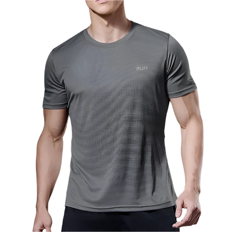 Men's Performance Running Tee Quick Dry Athletic Shirt