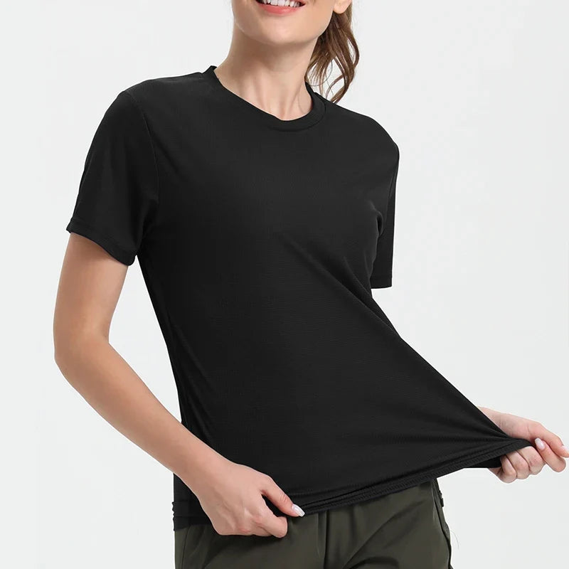 Women's Quick Dry Compression Shirt For Gym Running