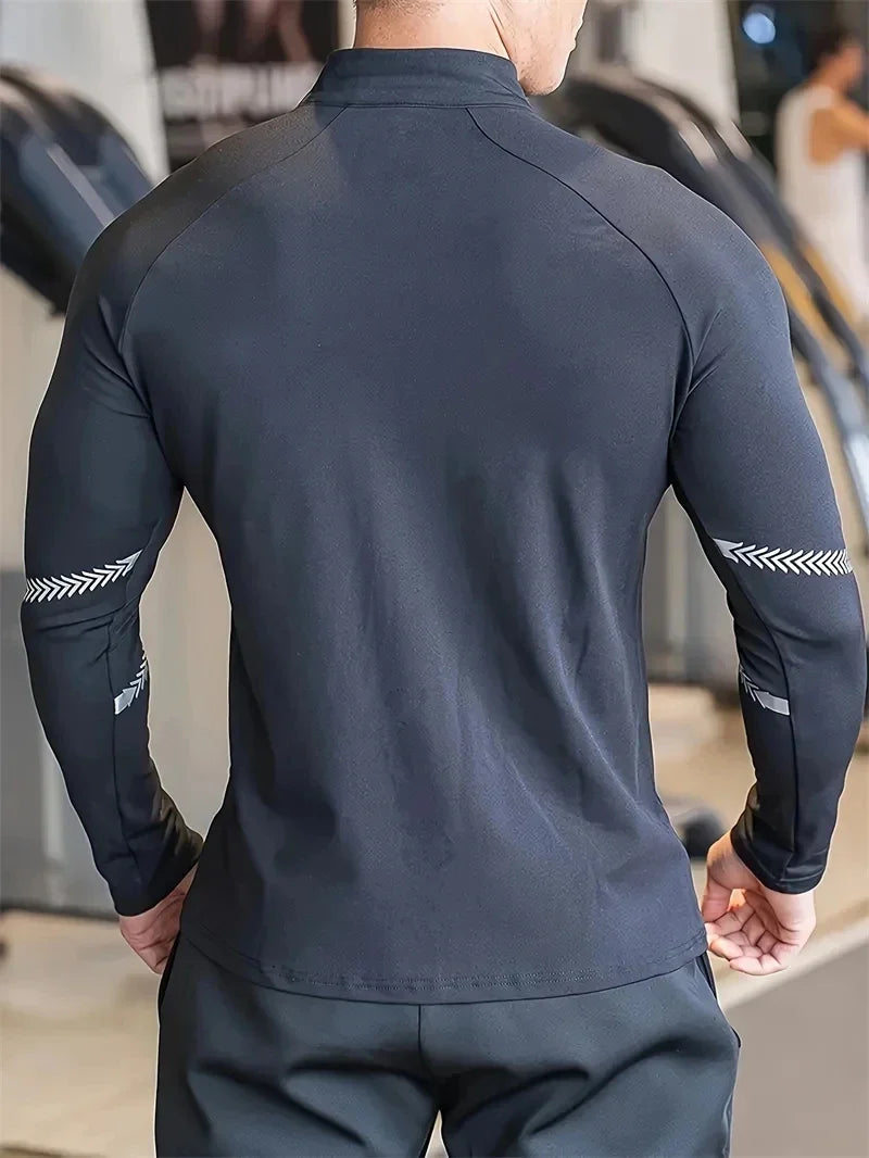 Men's Compression Sports Jacket Quick Dry Fitness Running