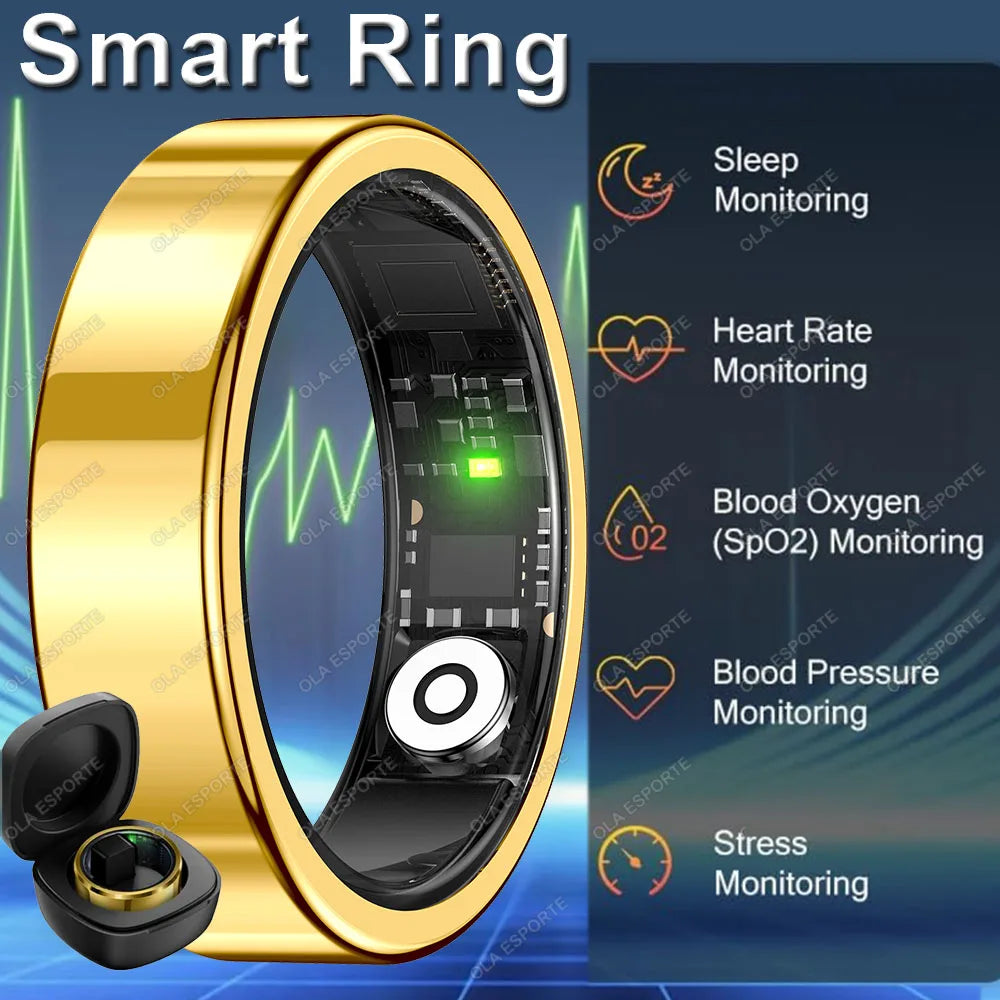 2026 Smart Ring IP68 Waterproof Health Fitness Tracker