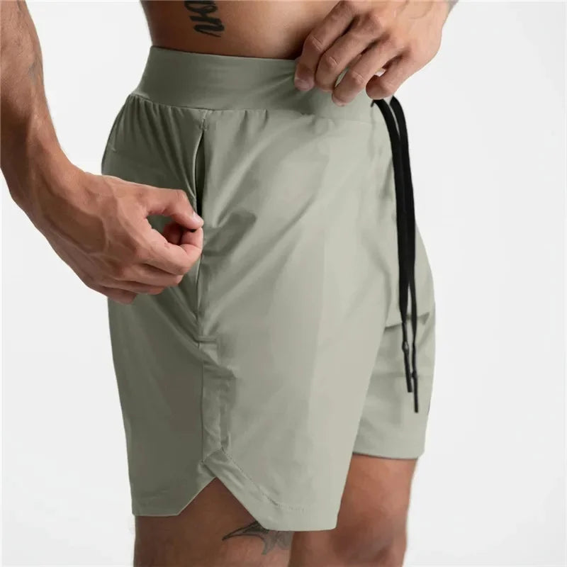 Men's Performance Shorts Quick Dry Zipper Pocket