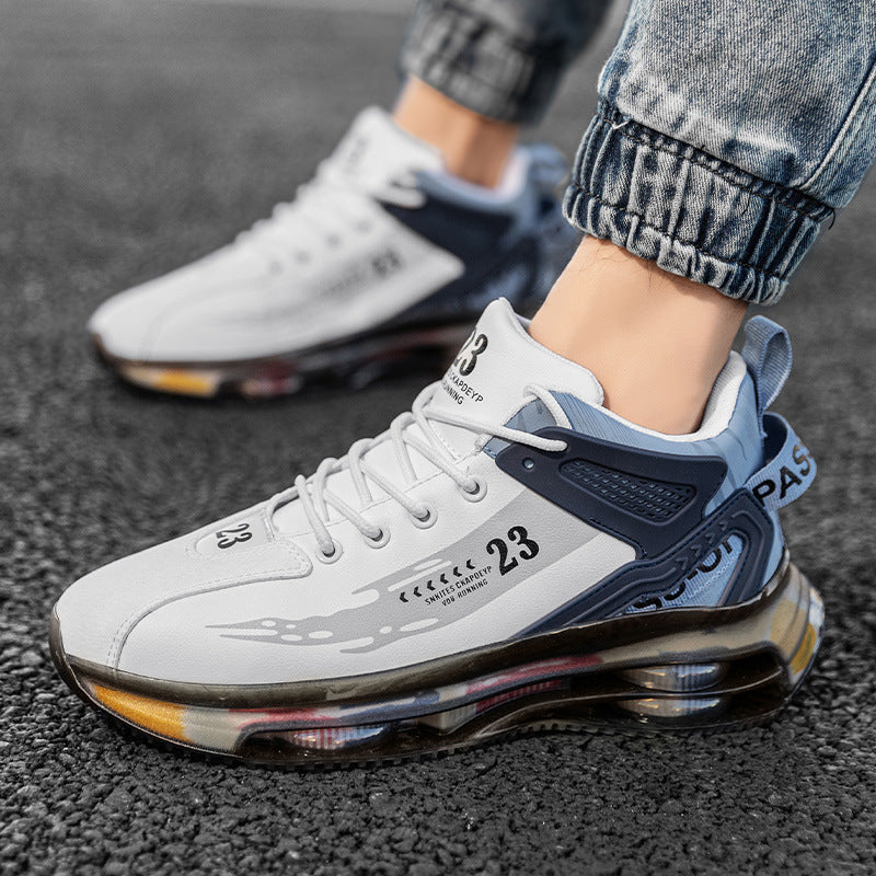 Men's Mesh Running Sneakers Breathable Cushioning Outdoor Sports