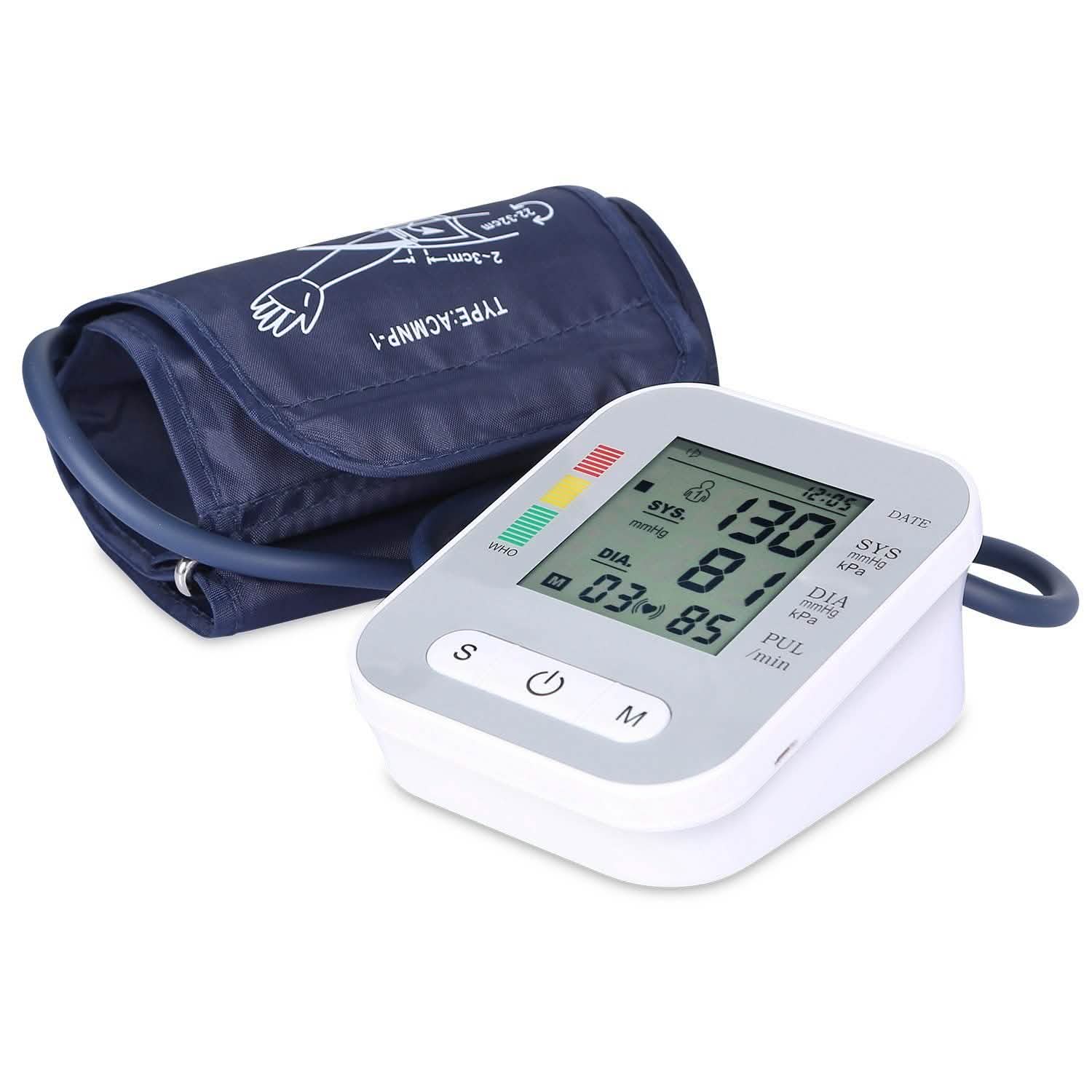 Digital Arm Blood Pressure Monitor Home Health Device
